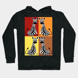 Hot Sitting Zebra Hoodie